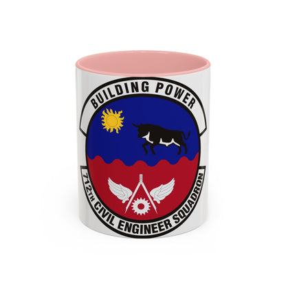 712th Civil Engineer Squadron (U.S. Air Force) Accent Coffee Mug