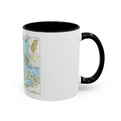 Asia - Southeast (1955) (Map) Accent Coffee Mug