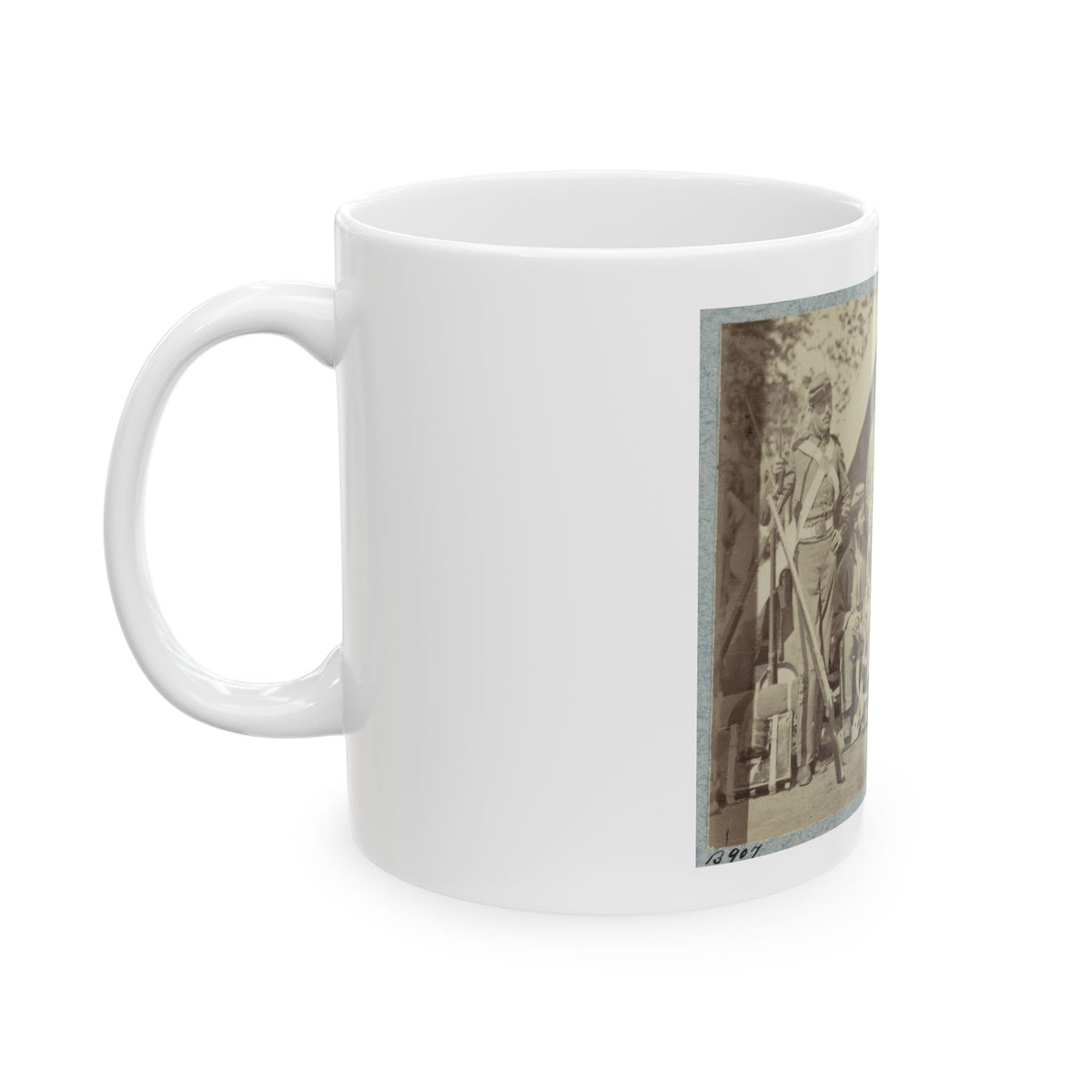 7th N.Y. State Militia, Camp Cameron, D.C., 1861 004 (U.S. Civil War) White Coffee Mug