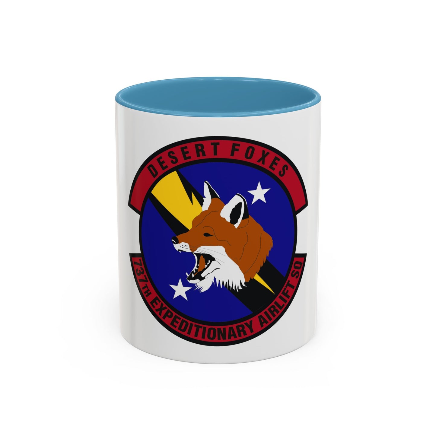 737th Expeditionary Airlift Squadron (U.S. Air Force) Accent Coffee Mug