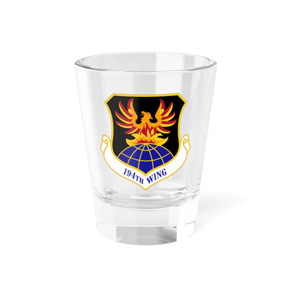 194th Wing (U.S. Air Force) Shot Glass 1.5oz