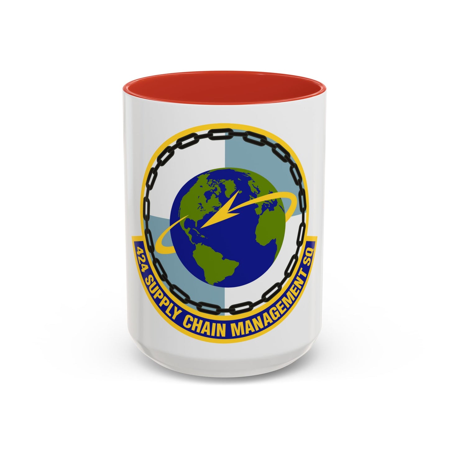 424th Supply Chain Management Squadron (U.S. Air Force) Accent Coffee Mug