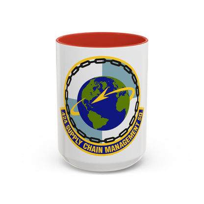 424th Supply Chain Management Squadron (U.S. Air Force) Accent Coffee Mug