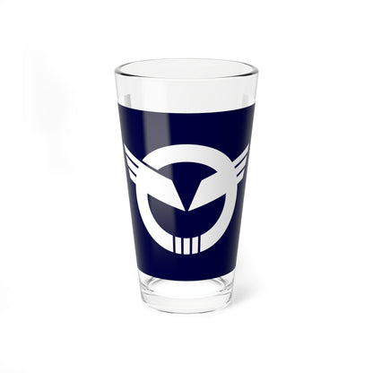 Flag of Inakawa Akita 1966-2005 (Japan) Pint Glass 16oz