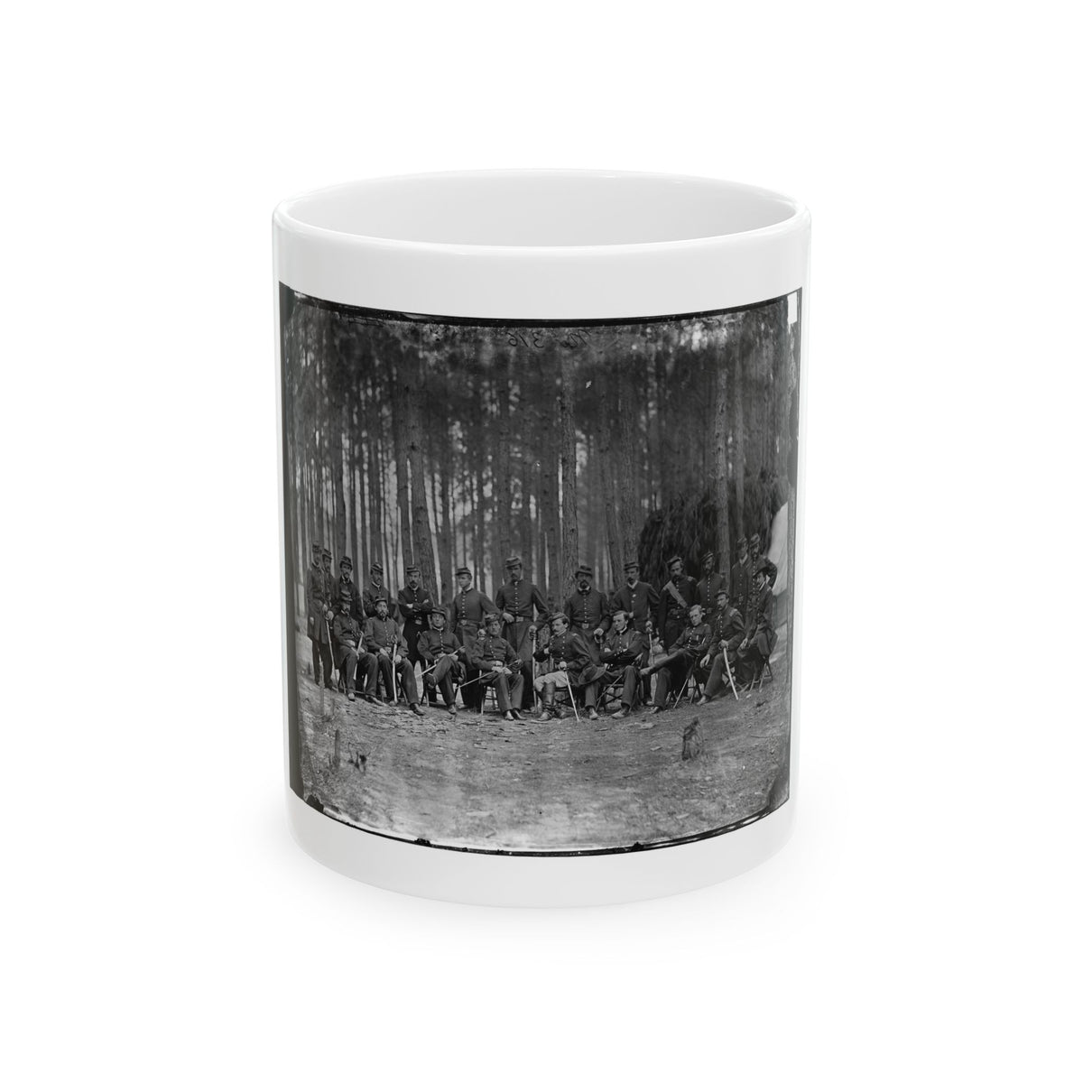 Petersburg, Virginia. Officers Of 114th Pennsylvania Infantry (U.S. Civil War) White Coffee Mug