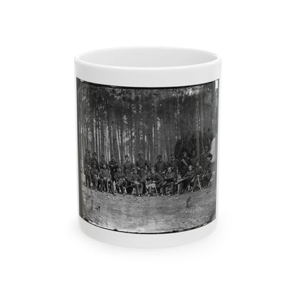 Petersburg, Virginia. Officers Of 114th Pennsylvania Infantry (U.S. Civil War) White Coffee Mug