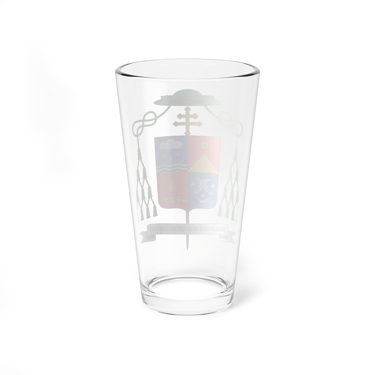 Escudo de Fermín Emilio Sosa Rodríguez (Spain) (Coat of Arms) Pint Glass 16oz