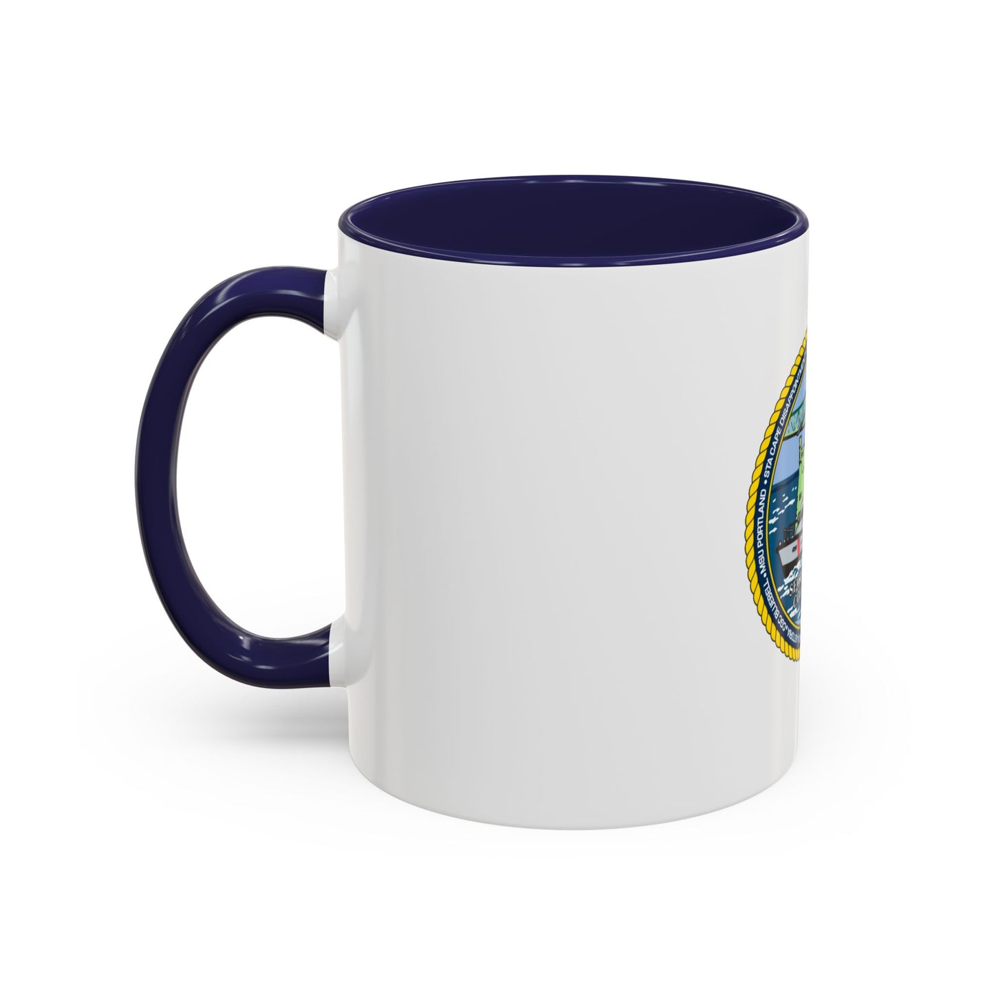 USCGS Columbia River (U.S. Coast Guard) Accent Coffee Mug