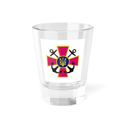Standard of the Ukrainian Navy Commander-in-Chief rect (Ukraine) Shot Glass 1.5oz