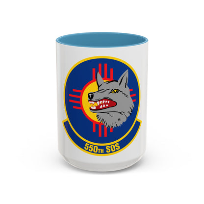 550 Special Operations Squadron AETC (U.S. Air Force) Accent Coffee Mug