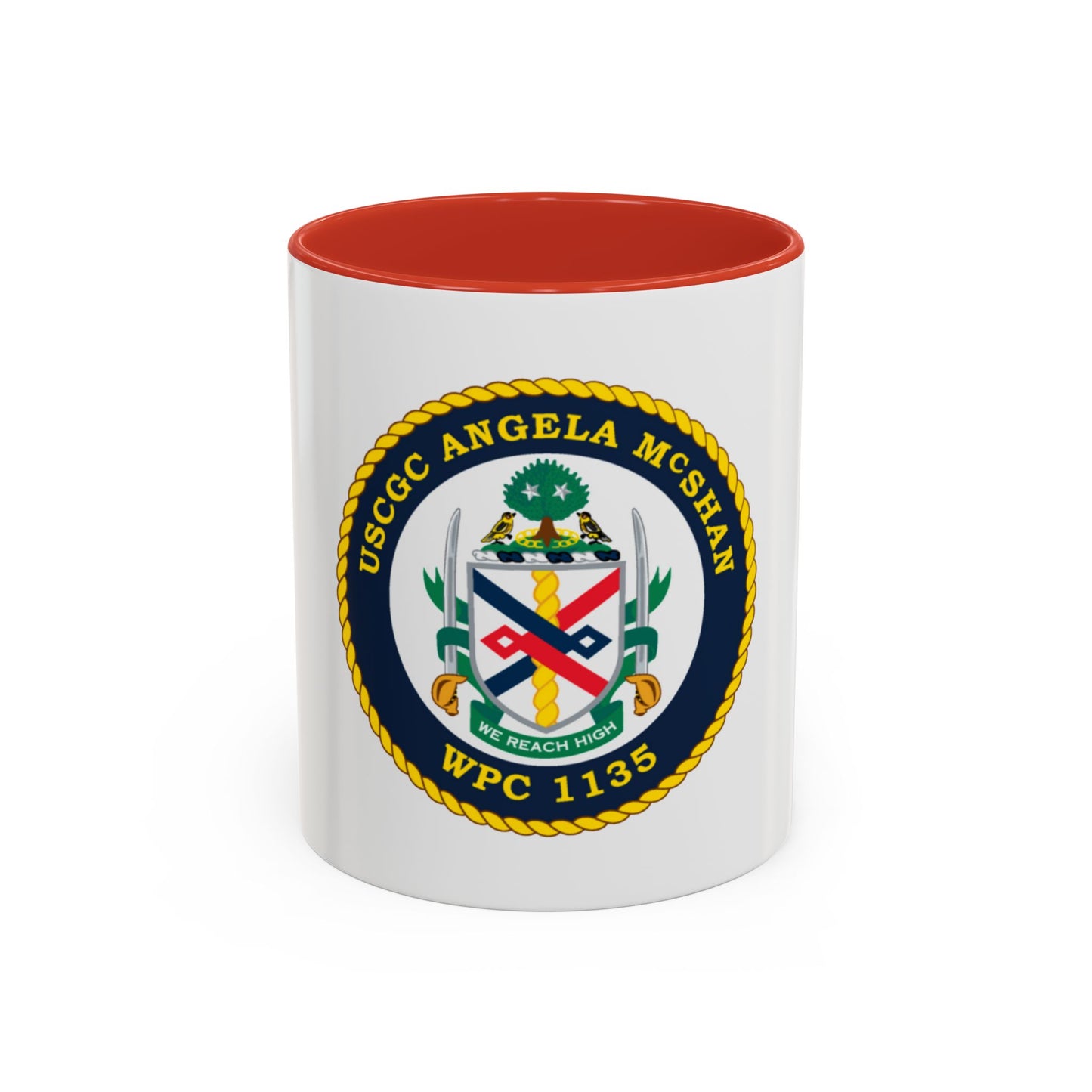 USCGC ANGELA McSHAN WPC 1135 (U.S. Coast Guard) Accent Coffee Mug