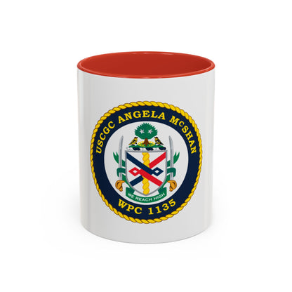 USCGC ANGELA McSHAN WPC 1135 (U.S. Coast Guard) Accent Coffee Mug