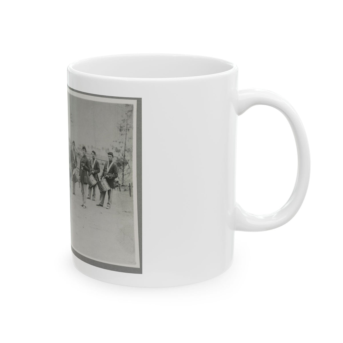 Drum Corps 30th Pa. Infantry (U.S. Civil War) White Coffee Mug