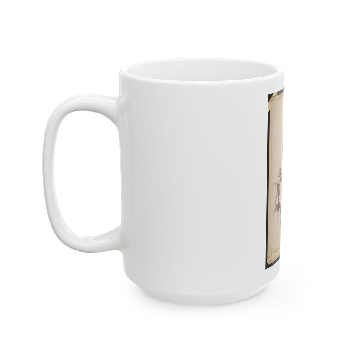 Full-Length Portrait Of An African American Veteran And Gar Member, Standing On Rug Between Table And Chair (U.S. Civil War) White Coffee Mug