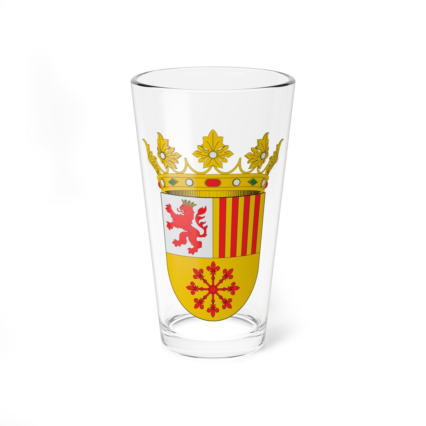 Escudo de Benaocaz (Spain) (Coat of Arms) Pint Glass 16oz