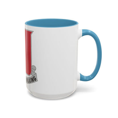 875 Engineer Battalion (U.S. Army) Accent Coffee Mug