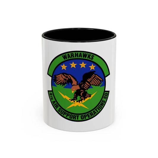4 Air Support Operations Sq USAFE (U.S. Air Force) Accent Coffee Mug
