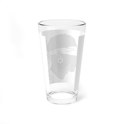 Flag of Corsica before 1755 (France) Pint Glass 16oz