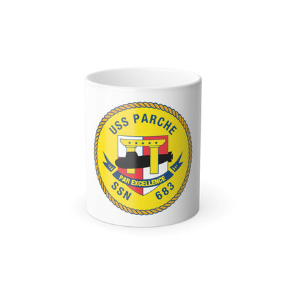USS PArche SSN 683 (U.S. Navy) Color Changing Mug 11oz
