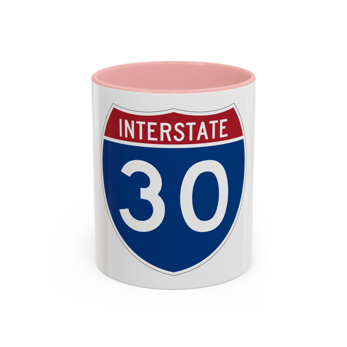 Interstate 30 (U.S. Highways) Accent Coffee Mug