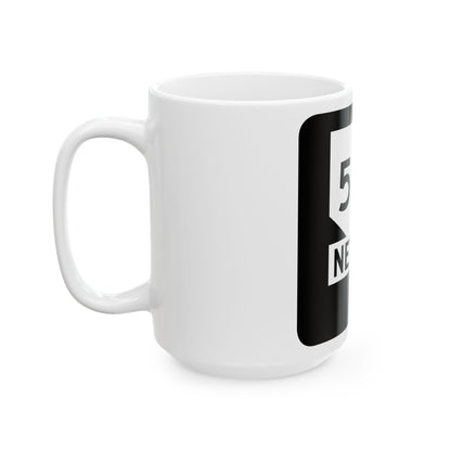 Nevada 528 (Nevada) (Road Sign) White Coffee Mug
