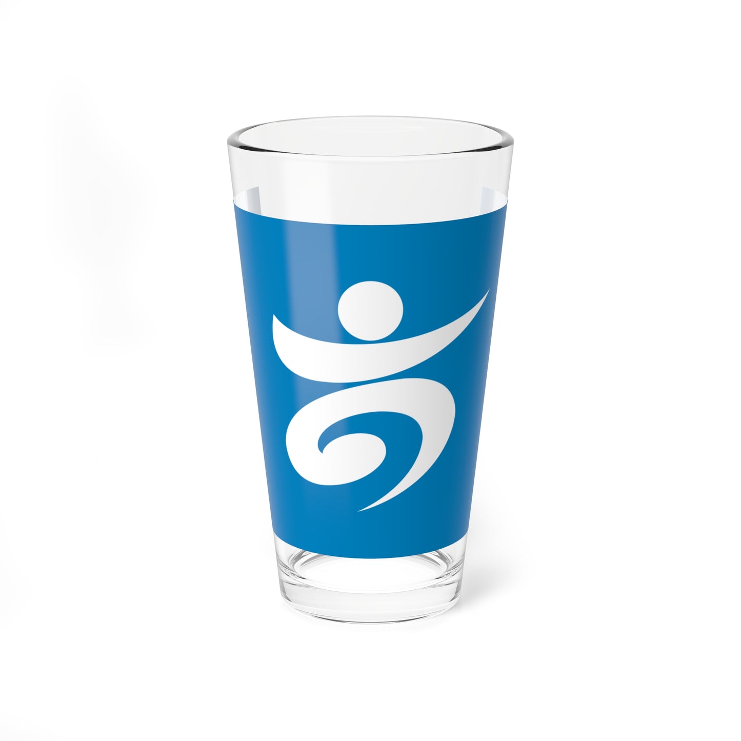 Flag of Takaoka Toyama Blue version (Japan) Pint Glass 16oz