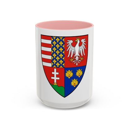 Coat of arms of Louis I of Hungary (1370) - Accent Coffee Mug