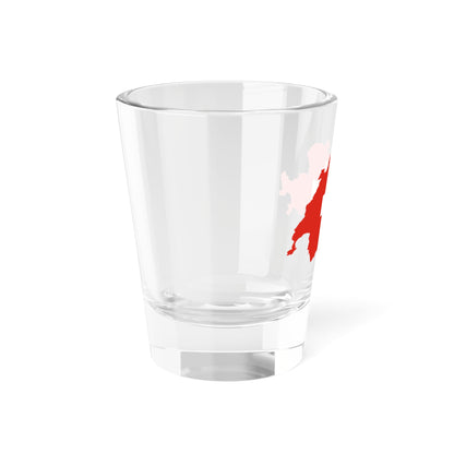 Flag map of Switzerland (Switzerland) Shot Glass 1.5oz