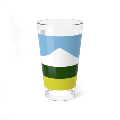 Flag of Oregon proposal Gerald H. Black (United States) Pint Glass 16oz