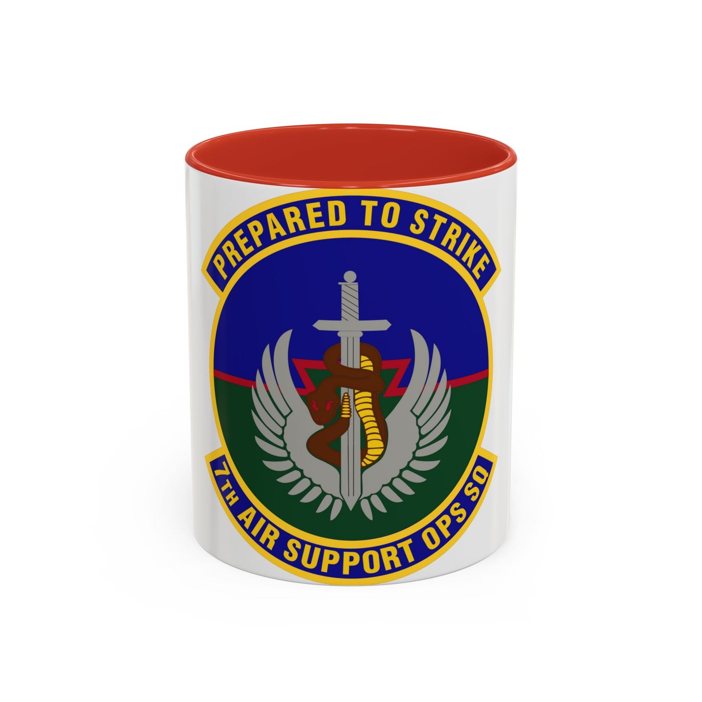 7th Air Support Operations Squadron (U.S. Air Force) Accent Coffee Mug