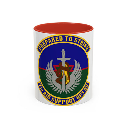 7th Air Support Operations Squadron (U.S. Air Force) Accent Coffee Mug