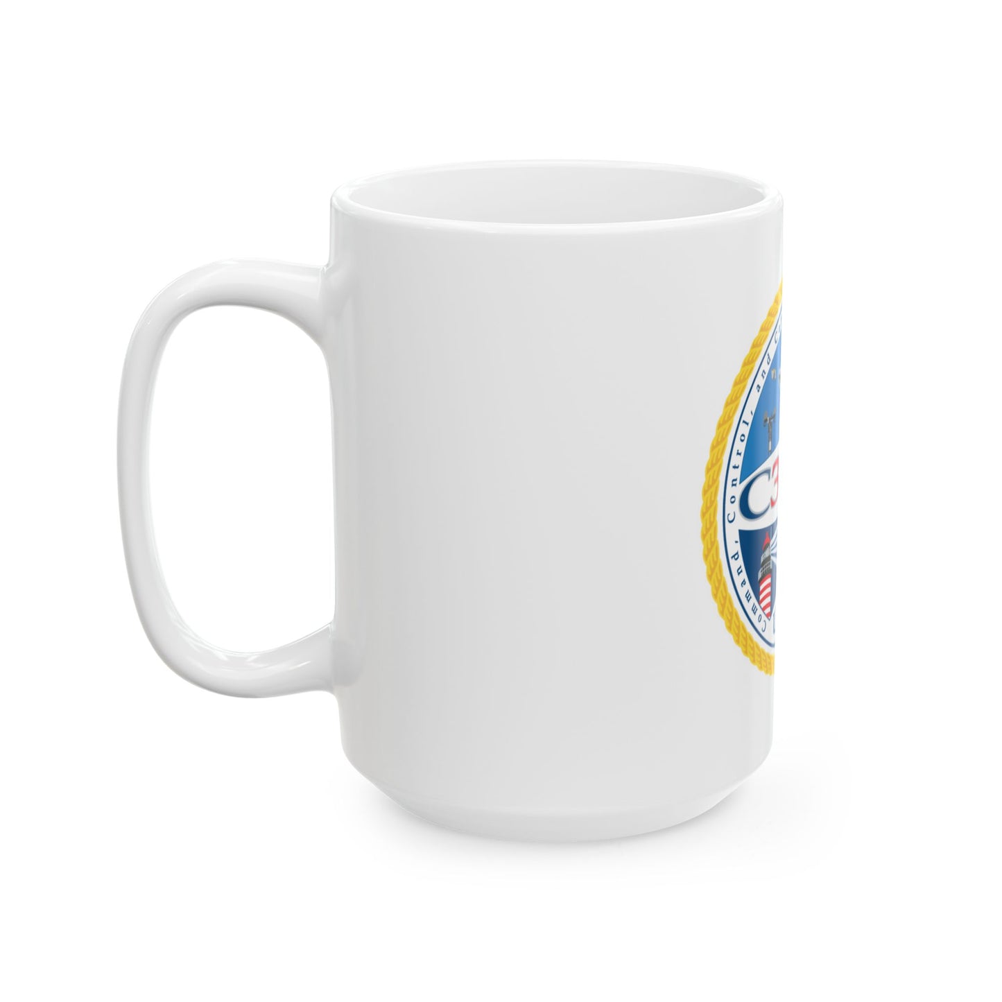 USCG C3 Cen Command Control Comm Engineering (U.S. Coast Guard) White Coffee Mug