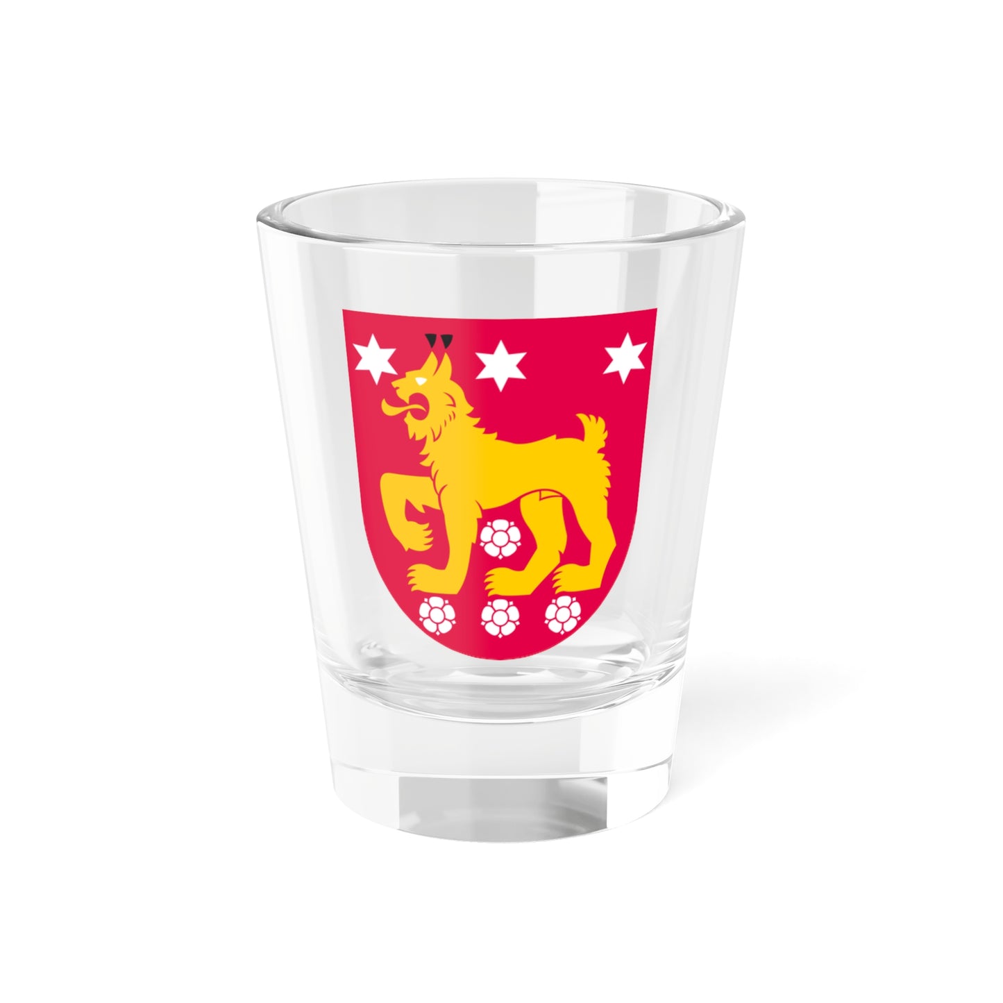 Kanta-Häme.vaakuna (Finland) (Coat of Arms) Shot Glass 1.5oz