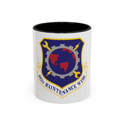 402d Maintenance Wing (U.S. Air Force) Accent Coffee Mug