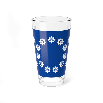 Belle-Ile-en-Mer traditional district flag (France) Pint Glass 16oz