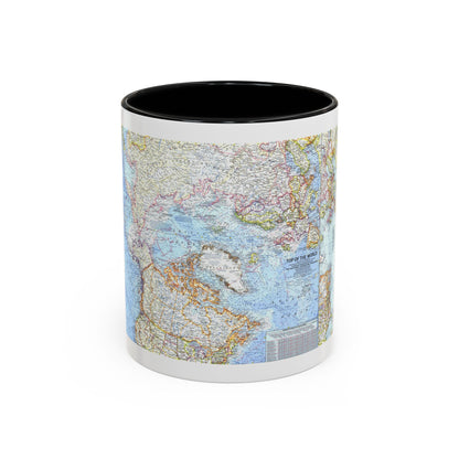 Top Of The World (1965) (Map) Accent Coffee Mug