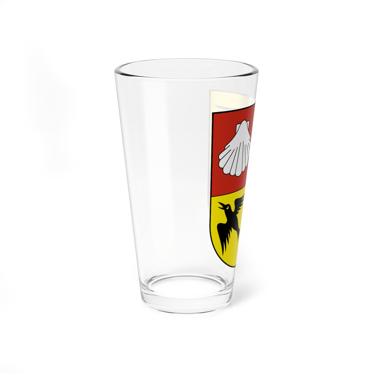 Feusisberg-blazon (Switzerland) (Coat of Arms) Pint Glass 16oz