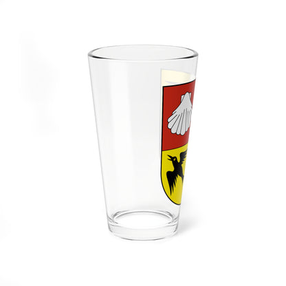 Feusisberg-blazon (Switzerland) (Coat of Arms) Pint Glass 16oz