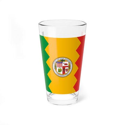 Flag of Los Angeles California (United States) Pint Glass 16oz