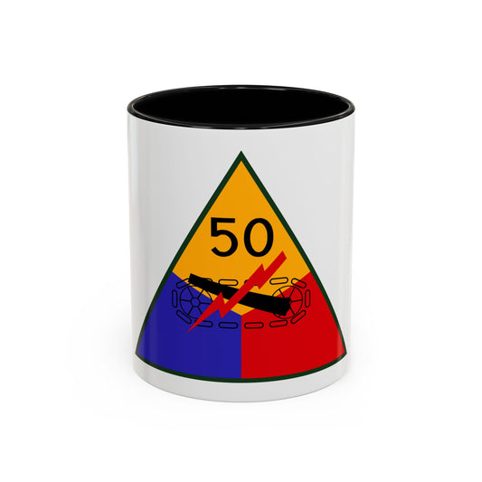 50th Armored Division (U.S. Army) Accent Coffee Mug