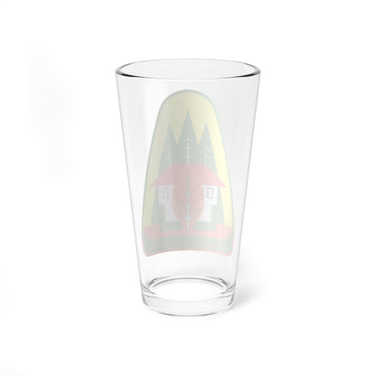 Emblem of Satovcha Municipality (Bulgaria) (Coat of Arms) Pint Glass 16oz