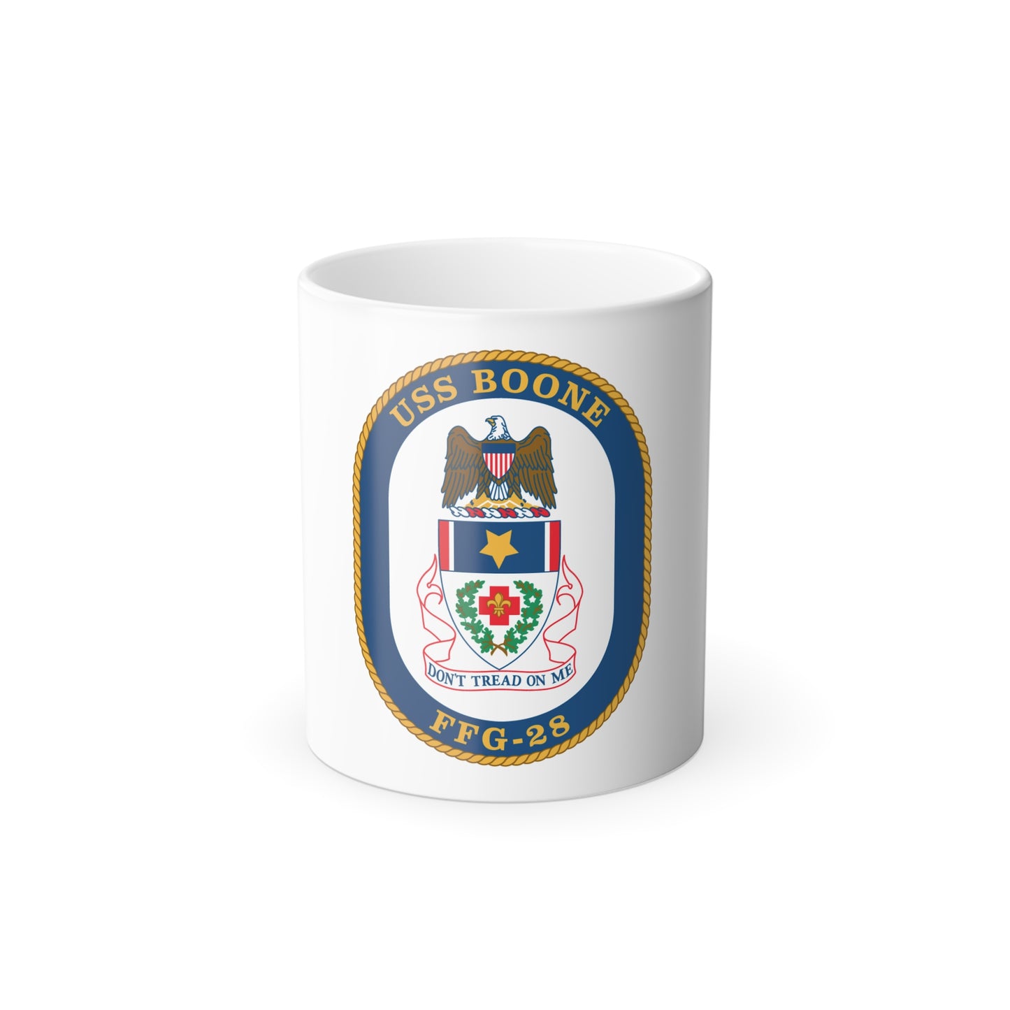 USS Boone FFG 28 (U.S. Navy) Color Changing Mug 11oz