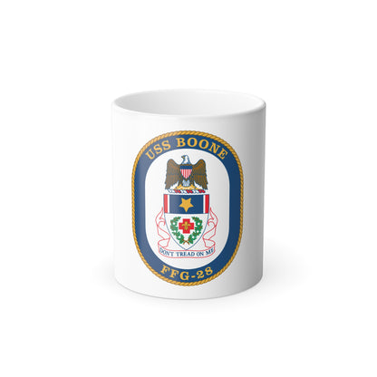 USS Boone FFG 28 (U.S. Navy) Color Changing Mug 11oz