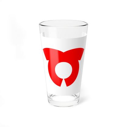 Flag of Kasumi Hyogo 1959-2005 (Japan) Pint Glass 16oz