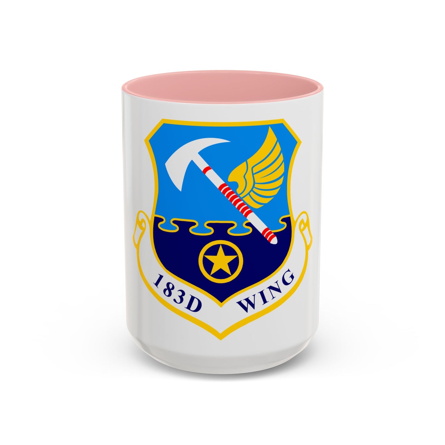183d Wing emblem (U.S. Air Force) Accent Coffee Mug