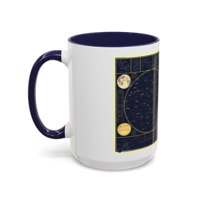 Heavens, The 1 (1957) (Map) Accent Coffee Mug