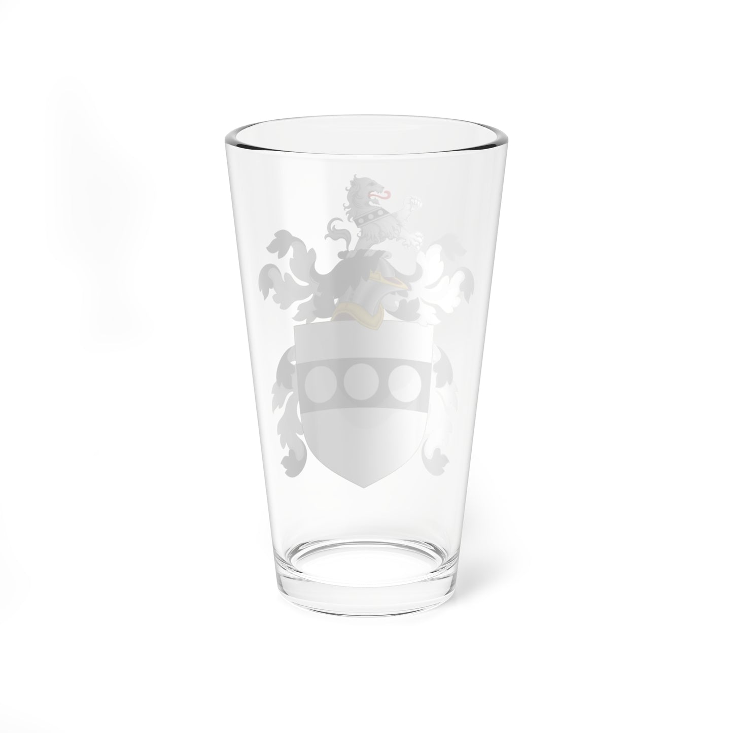 Coat of Arms of William Penn (United States) (Coat of Arms) Pint Glass 16oz