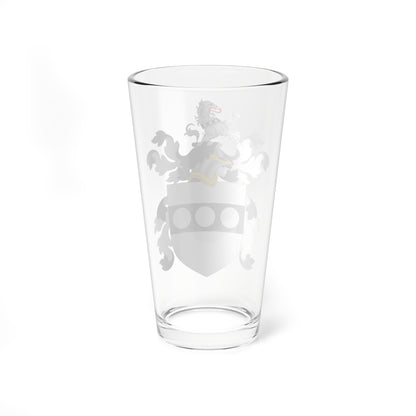 Coat of Arms of William Penn (United States) (Coat of Arms) Pint Glass 16oz