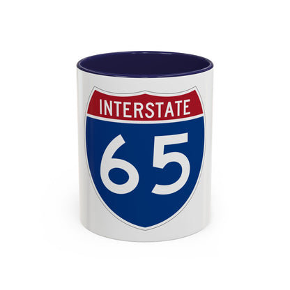 Interstate 65 (U.S. Highways) Accent Coffee Mug