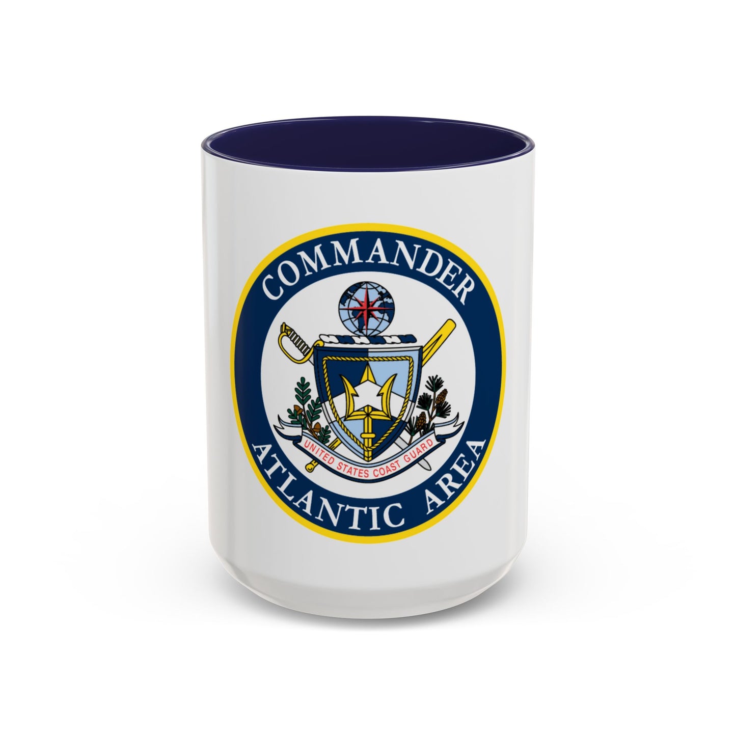 COMMANDER ATLANTIC AREA (U.S. Coast Guard) Accent Coffee Mug